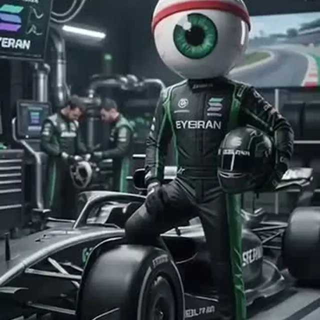 EYE RAN racing driver and car
