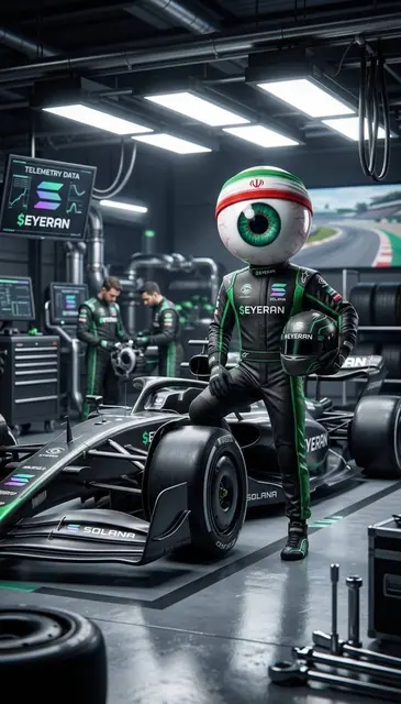 EYE RAN racing driver beside a race car